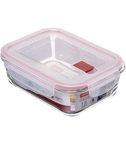 Pedrini contenitore quadrato in vetro borosilicato, 800 ml con
