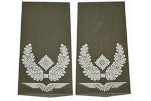 A.Blöchl Bundeswehr Luftwaffe Rangschlaufen Oliv - Silber (Major)