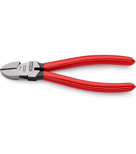 thumbnail image 2 of Knipex Diagonal Cutters - Black Plastic Coated 160mm For Precision Wire Cutting 2 of 13