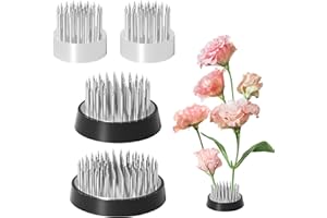 Riceel 4 Stück Blumen Frosch, Steckigel Blumen, Blumenigel, Runde Kenzan Blumenarrangement Halter für Blumenarrangements Blumenläden Garten Hotel Dekoration