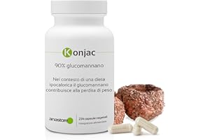 ANASTORE GLUCOMANNANO * 371 mg / 234 capsule * Titolato al 90% in glucomannano
