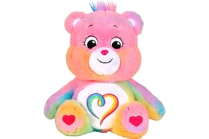 Basic Fun Care Bears | Togetherness Bear 35cm Medium Plush | Collectable Cute Plush Toy, Cuddly Toys for Children, Soft Toys for Girls Boys, Cute Teddies Suitable for Girls and Boys Ages 4 22077
