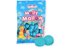 CASA DEL DOLCE Molly Mallow Golf Azzurro, Marshmallow Sfuso, Confezione da 900 Grammi, Made in Italy, Senza Glutine, Idee Regalo per Compleanni e Feste