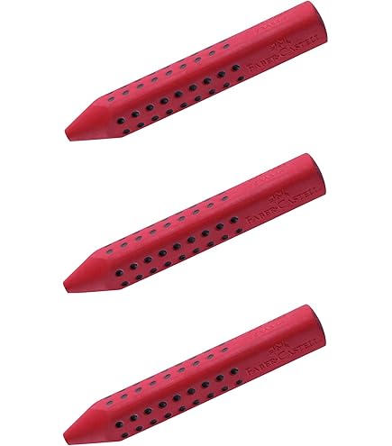 Faber-Castell 183801 - Espositore Da 10 Temperamatite Colour Grip A 3 Fori Con Serbatoio, Colori Rossi E Blu - 4