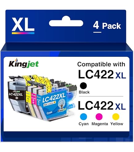 Lot De 4 Cartouches Compatibles Brother LC422XL - Multipack Nopan-Ink