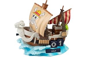 Grupo Erik - Calendrier Perpétuel, Vogue Merry One Piece | Figurine One Piece, Bateau de Luffy et des Mugiwara, Idée Cadeau Manga