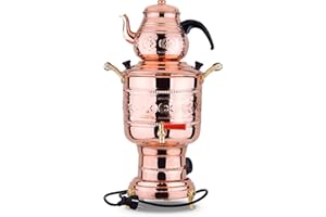 TUBIBU Ensemble théière Samovar en cuivre fait main Cuivre 3.