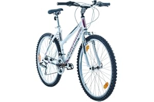 ‎MULTIBRAND DISTRIBUTION Multibrand PROBIKE 6th Sense 26 Zoll Mountainbike 18 Gang, Mädchen-Fahhrad & Damen-Fahhrad geeignet ab 155 cm - 175 cm