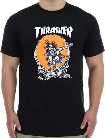 T-Shirt Men Thrasher Skate Outlaw T 