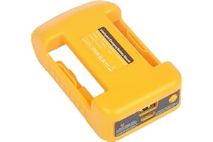 ZDOZITZ Battery Adapter for Dewalt 18V/20V Battery Adaptor with USB-A Charger & Type-C Power Source Charger for Dewalt 20v 18V MAX Lithium Battery（Adapter Only）