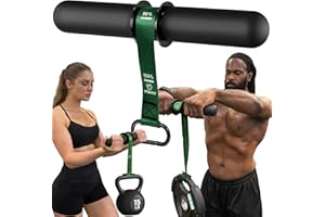 FitBeast Fortifiant pour avant-bras et rouleau de poignet avec poignée épaisse, entraîneur de force d'avant-bras avec sangle réglable – Idéal pour la force de préhension,