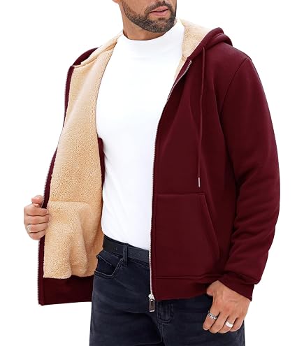 Giacca Teddy Uomo, Giacca con Pelo Uomo con Cappuccio, Casual, Calda, con Chiusura Lampo, in Morbido Pile, Oversize, Giacca Invernale in Peluche Cappotti di Peluche Capispalla Giaccone Giacca Teddy Uomo, Giacca con Pelo Uomo con Cappuccio, Casual, Calda, con Chiusura Lampo, in Morbido Pile, Oversize, Giacca Invernale in Peluche Cappotti di Peluche Capispalla Giaccone