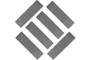 TRANSTOOLS 1000 Plastic Window Glazing Packers 28mm x 100mm Grey 4mm