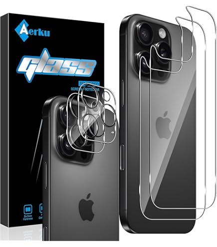 Protezione Schermo Full Body Protezione Vetro Temperato Anteriore E Posteriore Full Body Per IPhone 16 Pro Max Plus - 3 Strati, Trasparente, Durezza 9H Schermo Temperato 3 Strati - Foto 5
