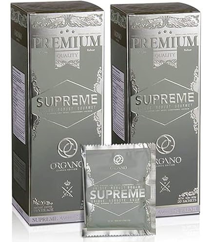 ORGANO Instant Royal Black Medium Dark Roast Instant Coffee. Infused With Triple Mushroom Blend, Ganoderma, Cordyceps And Lion's Mane. Aromatic And Flavorful Ground Coffee Beans (25 Sachets) - 2 Pack - View #14