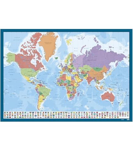 Une Carte Du Monde Est étendue Sur Une Table En Bois Une Boussole Un