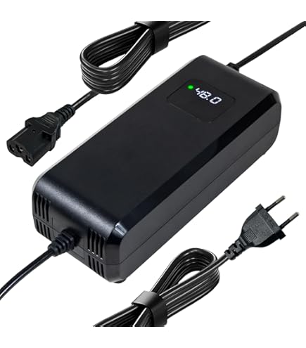 24V Li-Ion Akku Ladegerät für Elektrorollstühle, Elektroroller, Elektrofahrräder, 29.4V 4 Amp AC Power Adapter Rapid Charger Fan Cooling 3pin Male XLR Connector