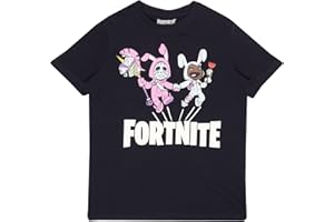 Popgear Fortnite Camiseta, Azul Marino, 11-12 Años para Niños