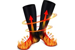 ‎SVPRO Svpro wiederaufladbare beheizbare Socken batteriebetriebene Socken beheizt für Männer Frauen,elektrisch beheizbare Socken mit 3 Heizstufen für Outdoor Camping Wandern Skifahren Jagd