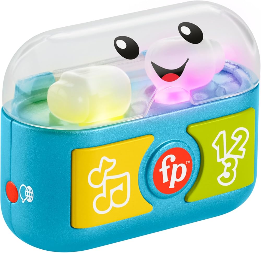 Fisher-Price Eğlen ve Öğren Eğlenceli Kulaklıklar Fisher-Price Eğlen ve Öğren Eğlenceli Kulaklıklar, birden fazla dil desteği bulunan müzikli, eğitici oyuncak HWY47