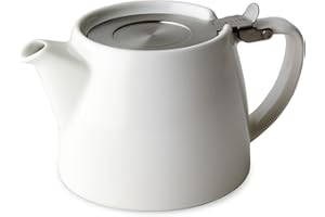 Forlife Stump Teapot, 18oz 510 mL, White
