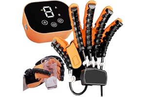 XGXHIN Guanti robotici riabilitativi per pazienti con emiplegia, artrite, Ictus, dispositivi di rafforzamento delle Mani per l'allenamento Quotidiano