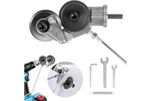 FUNNYTEK Taglierina elettrica per piastre per trapano, accessori per lamiera, taglierina rapida per roditrice per trapano per ferro da taglio, lamiera bianca, acciaio, rame, alluminio