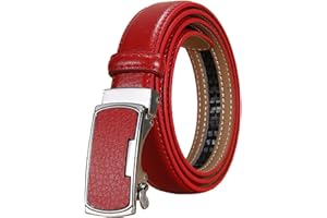 NEFLUM Ceinture en cuir pour femmes, 2.3cm, décontractée, réglable, boucle automatique, ceinture décorative décontractée