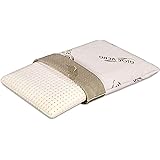 Evergreenweb - Cuscino Letto in Memory Foam 40x70 Basso 9 cm e Lavabile tessuto Morbido