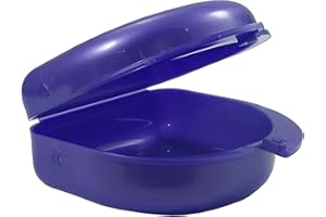 DENTAL AESTHETICS Gum Shield Case - Mouthguard Box for Ortho Retainers, Sports Dental Appliances, Dentures & More