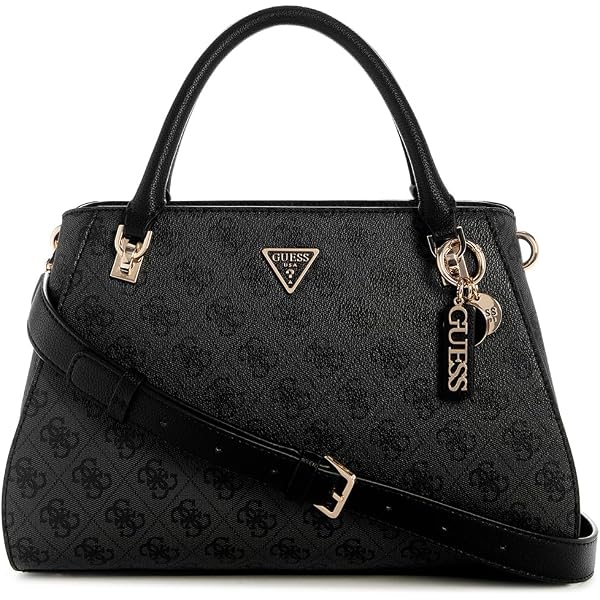 GUESS Tatum Borsa Satchel In Pelle Sintetica Caramello - Con Tracolla E Dettagli Dorati (30x17x7 Cm)