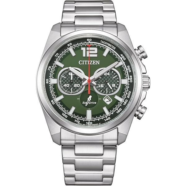 CITIZEN Orologio Uomo Eco-Drive Cronografo - Quadrante Blu, Cinturino In Pelle, Carica Alla Luce (AT2567-18L)