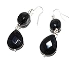 Orecchini in pietra dura onyx nero