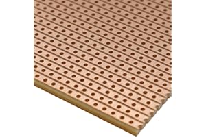 WITTKOWARE Elektronik Streifenrasterplatine, Kupferauflage 35µm, Rastermaß 2,54mm, Maße 100x200x1,5mm