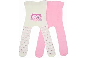 LEON D'ORO Collant Bambina Neonato Calzamaglia Bambina cotone 6 mesi 12 mesi 18 mesi 2 PAIA Made in Italy