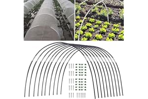 CNANRNANC Pflanztunnelbögen Tunnelbogen für Hochbeet Gewächshaus Reifen für Hochbeet Pflanztunnel Bögen Gewächshaus Tunnel Für Hochbeete-2