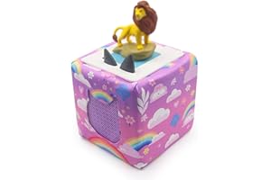 Taladad für Toniebox Bezug, Schutzhülle Case Schutzfolie,Schutzcover Bezug for Toniebox Speaker Hülle Bezug Toniebox Starter Zubehör Schutzhüllen (Regenbogen)