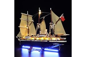 BRIKSMAX Kit Luci 2.0 per La Nave Endurance - Innovativo Kit Illuminazione LED Compatibile con Icone Lego 10335