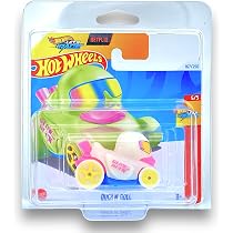 HOT WHEELS 2024 #167 OFF WHITE GLOW IN THE DUCK N ROLLNETFLIX RUBBER
