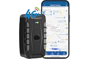 ZEERKEER 4G GPS Tracker with Magnet Waterproof Real-time Positioning Anti-lost Multiple Alarms GPS Locator for Car/Vehicle/Motorcycle/Fleet, 20000mAh Long Standby 4G Tracking Device Worldwide Coverage