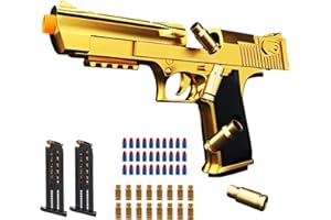 YIXINYY Toy Gun, Educational Toy Model, EVA Safety Foam Soft Bullet, Toy Foam Shock Wave Soft Bullet Game Gun, Non-Aggressive Children'sToy Holiday Surprise, Toy Guns for Boys Ages 12 and up