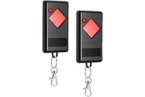 Effdrdfs 40.685 MHz Garage Door Opener Handheld Transmitter, Garage Door Remote Control, Compatible with Dickert MAHS40-01, MAHS40-04, 1 Button, 2 Pieces