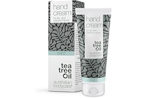 TEA TREE OIL AUSTRALIAN BODYCARE Australian Bodycare Hand Cream, 100ml | Krem do bardzo suchychych rąk | Z dodatkiem mięty i 100% naturalnym Olejkiem z Drzewa Herbacianego | Szybko wnika bez uczucia tłustości | 100% wegański