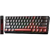 Aula Win60 He Max Manyetik Klavye Rapid Trigger Wing Chun Switch 8000Hz RGB TKL Hot Swap Oyuncu Klavyesi Kırmızı
