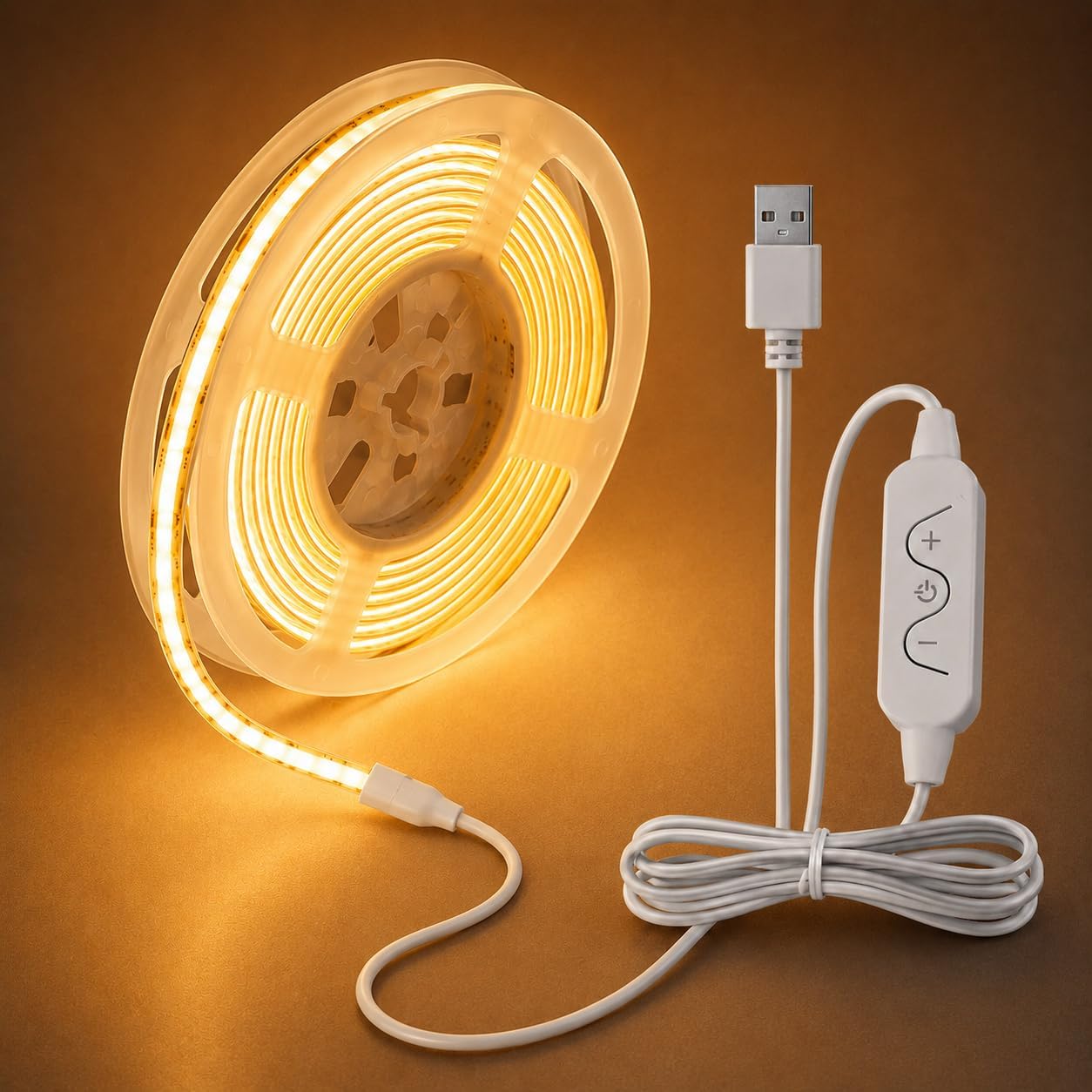 Prise en Main & Utilisation au Quotidien : Ruban LED COB 1m Blanc chaud 2700 K Intensité