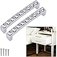 TsunNee 6PCS Shiny Crystal Cabinet Pulls Cabinet Handles, Rhinestone Drawer Pull Handles, Modern Cupboard Bow Pulls, Furniture Door Pull Handles, 96mm 3.78 Inches Hole Distance