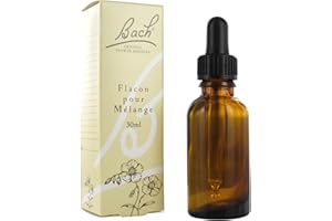 FLEURS DE BACH ORIGINAL - Flacon Vide - Pour personnaliser vos élixirs floraux - 30ml