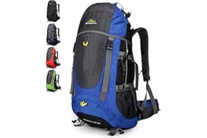 Doshwin 70L Sac à Dos Trekking Camping Voyage Randonnée Grand pour Homme Femme