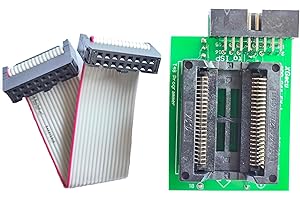 XGOIENZI XGecu SOP44 Adaptador 1,27 mm ADP_S44_EX-1/ para PSOP44/SOP44/SOIC44 ICS Socket Only use on T48 (TL866-3G) Programmer