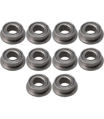 Sourcing Map 5 Stück MF63ZZ Flanschlager – Kugellager 3x6x2,5 Mm Für Motoren & Kleingeräte